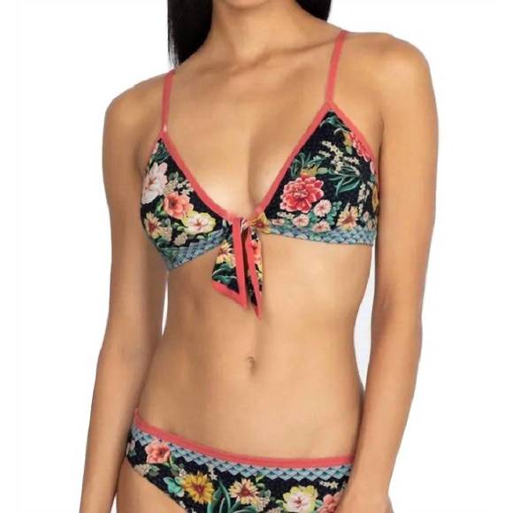 JOHNNY WAS Other - NEW JOHNNY WAS mia front tie bikini top in multi